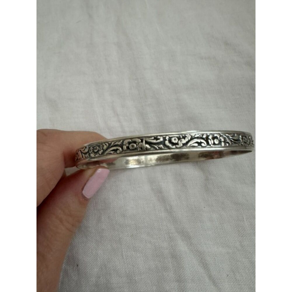 Vintage Sterling Silver Danecraft bangle bracelet.
